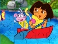 Mäng Jigsaw Dora Rafting