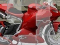 Mäng Red Motorbike Puzzle