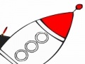 Mäng Rocket coloring game