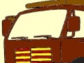 Mäng Big transport truck coloring