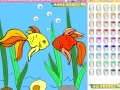Mäng Kid's coloring: Goldfish