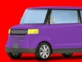 Mäng Purple Big Car: Coloring