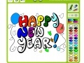 Mäng Happy New Year Coloring