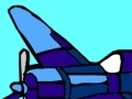 Mäng High Flying Aircraft: Coloring