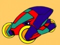 Mäng Space car coloring
