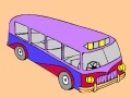 Mäng Modern school bus coloring