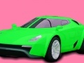 Mäng Superb Green Car: Coloring