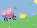 Mäng Peppa Pig on bike