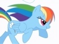 Mäng Friendship is Magic - Rainbow Dash attack cloud