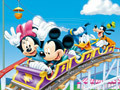 Mäng Mickey in Rollercoaster - Set the blocks