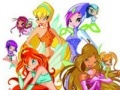 Mäng Great puzzle with Winx