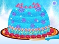 Mäng Frozen. Princess gown cake decor