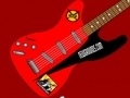 Mäng Red and Black Guitar
