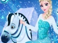 Mäng Elsa Goes Horseback Riding
