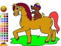 Mäng Horse and Dog Coloring