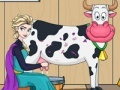 Mäng Elsa milking cow