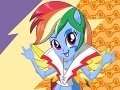 Mäng Equestria Girls: Rainbow Rocks - Rainbow Dash Dress Up