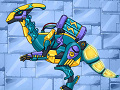 Mäng Combine! Dino Robot Lightning Parasau 