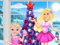 Mäng Princess Barbie and Baby Barbie Christmas Fun