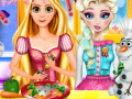 Mäng Elsa & Rapunzel Cooking Disaster