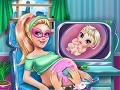 Mäng Super Barbie Pregnant Check-Up