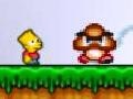 Mäng Bart and Homer in Mario World
