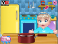 Mäng  Baby Elsa cooking Icecream