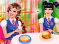 Mäng Princesses Burger Cooking