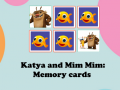 Mäng Kate and Mim Mim: Memory cards