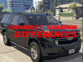 Mäng Chevrolet Suburban Differences