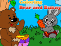 Mäng Coloring Bear and Bunny