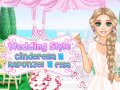 Mäng Wedding Style Cinderella vs Rapunzel vs Elsa