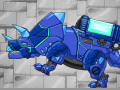 Mäng Combine! Dino Robot Tyrano Red + Tricera Blue