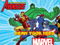 Mäng Marvel Draw Your Hero