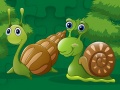 Mäng Cute Snails Jigsaw