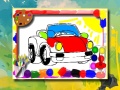 Mäng Cartoon Cars Coloring Book