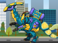 Mäng Combine! Dino Robot 7 Lightning Parasau Plus
