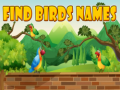 Mäng Find Birds Names
