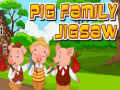 Mäng Pig Family Jigsaw