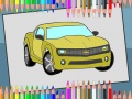 Mäng American Cars Coloring Book