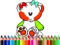 Mäng Back to School: Sweet Bear Coloring