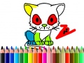 Mäng Back To School: Cat Coloring