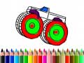 Mäng Back To School: Monster Truck Coloring