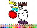 Mäng Back to School: Deer Coloring Book
