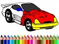 Mäng Back To School: Muscle Car Coloring