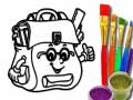 Mäng Back To School: School Bag Coloring Book