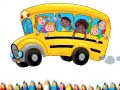 Mäng School Bus Coloring Book