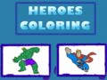Mäng Heroes Coloring 