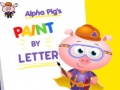 Mäng Alpha Pig's Paint By Letter