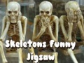 Mäng Skeletons Funny Jigsaw